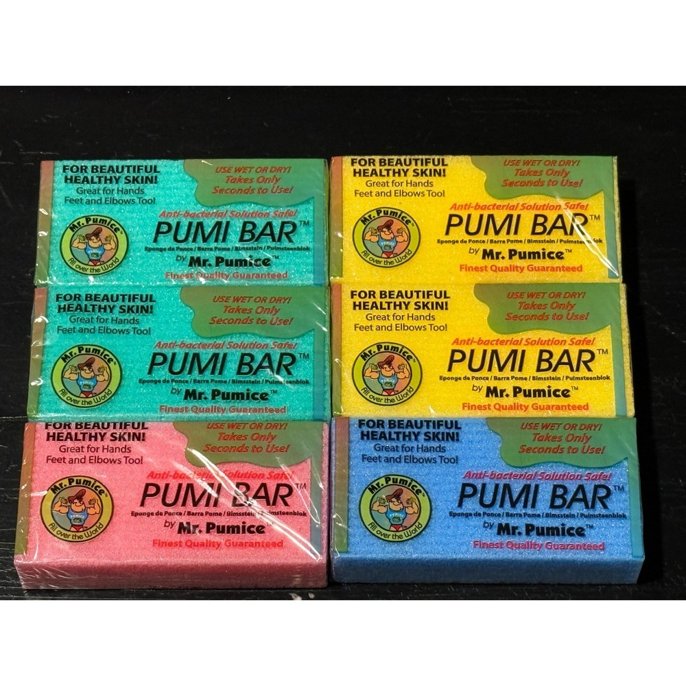 NEW LOT Mr. Pumice Pumi Bar Foot Callus Remover Exfoliating Stone